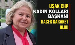 CHP Uşak Kadın Kolları İl Başkanı Hacer Karaket oldu