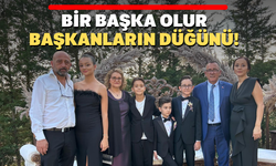 Uşak’taki bu düğüne esnaf başkanları yağdı!