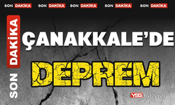 Son dakika: Çanakkale'de 3.3 büyüklüğünde deprem!