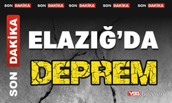 Elazığ'da sabaha karşı deprem oldu.!