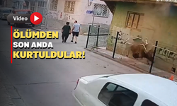 Bu iki Uşaklı ölümden birkaç saniye ile kurtuldu!