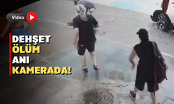 İzmir'de iki kişinin elektrik akımına kapılıp hayatını kaybettiği anlar kamerada!