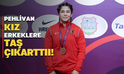 Uşak’ın pehlivan kızı tuttuğunu tuş ediyor