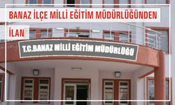 Banaz Milli Eğitim Müdürlüğünden İlan