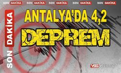 Antalya Kaş'ta 4.2 Büyüklüğünde Deprem