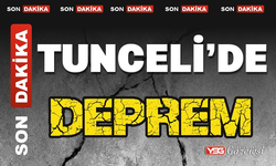 Tunceli'de deprem paniği!