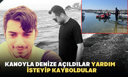 Kanoyla Denize Açıldılar Kayboldular!