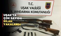 Uşak’ta silah kaçakçılarına “MERCEK 22 OPERASYONU”