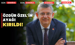 CHP Genel Başkanı Özgür Özel'in ayağı kırıldı!