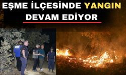 Eşme yangınıyla ilgili ilk resmi açıklama Uşak Valisi Ergün'den geldi