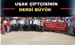 CHP Uşak İl örgütü “Büyük Çiftçi Mitingi düzenledi