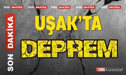 Uşak'ta DEPREM Meydana Geldi