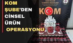 Uşak’ta çok sayıda kaçak cinsel ürün yakalandı