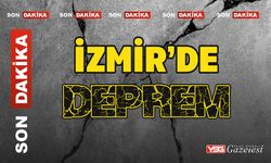 İzmir'de Gece Kotkutan Deprem