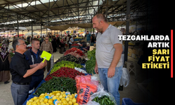 Uşak’ta yeni uygulama: Sarı fiyat etiketi