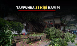 Tayfunda köprü çöktü