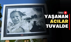 Uşak’ta tuvale dökülen acılar