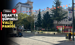 Uşak İsmet Paşa Caddesi’nde şüpheli valiz panik yarattı!