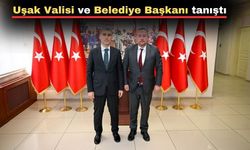 Uşak Valisi ve Belediye Başkanı bir araya geldi