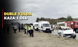 Duble Yolda Kaza:1 Ölü 1 Yaralı