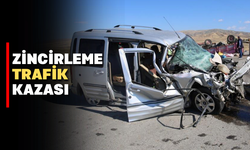 Zincirleme trafik kazası: 10 yaralı