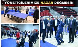 Uşak yöneticileri sporda hünerlerini sergiledi