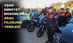 Uşak Polisi yeni araçlarla gücüne güç kattı