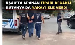 Uşak’ta işlemediği suç kalmayan Afganlı Kütahya’da yakalandı