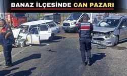 Uşak’ın Banaz ilçesinde kaza; yaralıların durumu ciddi