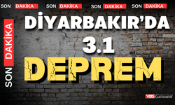 Sabaha karşı Diyarbakır’da 3.1 Deprem.!