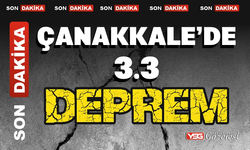 Çanakkale’de 3.3 büyüklüğünde deprem