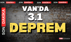 Van’da 3.1 büyüklüğünde deprem