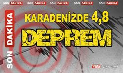 Karadeniz'de 4.8 Büyüklüğünde Deprem