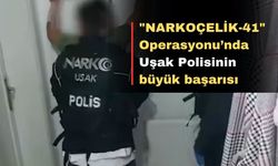 Uşak'ta "NARKOÇELİK-41" Operasyonu'nda12 kişi yakalandı