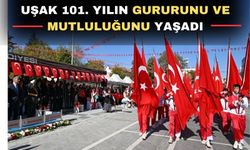 Türkiye Cumhuriyeti’nin 101. Yılı Uşak’ta coşku ve gururla kutlandı