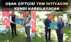 Uşak çiftçisine 24 ton yem bezelyesi dağıtıldı