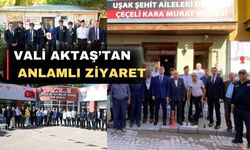 Uşak Valisi Dr. Naci Aktaş şehit ve gazi derneklerini ziyaret etti