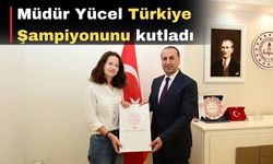 Uşak’ın gururu Türkiye 1. Elif’e tebrik