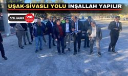 Karayolları 2. Bölge Müdürü Gönenli Uşak-Sivaslı yolunu inceledi