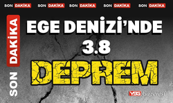 Ege Denizi’nde 3.8 büyüklüğünde deprem