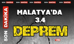 Malatya’da 3.4 büyüklüğünde deprem oldu