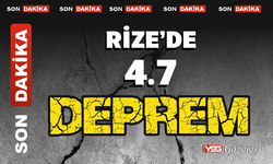 Son Dakika: Rize’de 4.7 şiddetinde deprem oldu