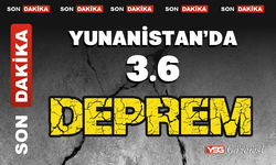 Yunanistan’da 3.6 şiddetinde deprem oldu