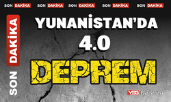 Yunanistan’da 4.0 büyüklüğünde deprem