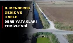 Uşak’taki dere Yatakları temizlendi