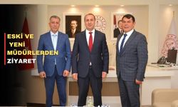 Banaz’ın eski ve yeni müdürleri Uşak Milli Eğitim Müdürünü ziyaret etti