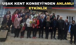 Uşak Kent Konseyi öğretmenleri unutmadı