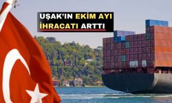 Uşak'ın ekim ayı ihracatı hafiften oynadı