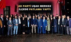 AK Parti Uşak Merkez İlçe Başkanlığı coştu