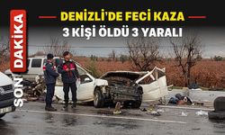 İki otomobilin çarpıştığı kazada 3 kişi öldü, 3 kişi yaralandı